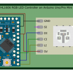 HL1606 RGB Strip an Arduino Pro Mini